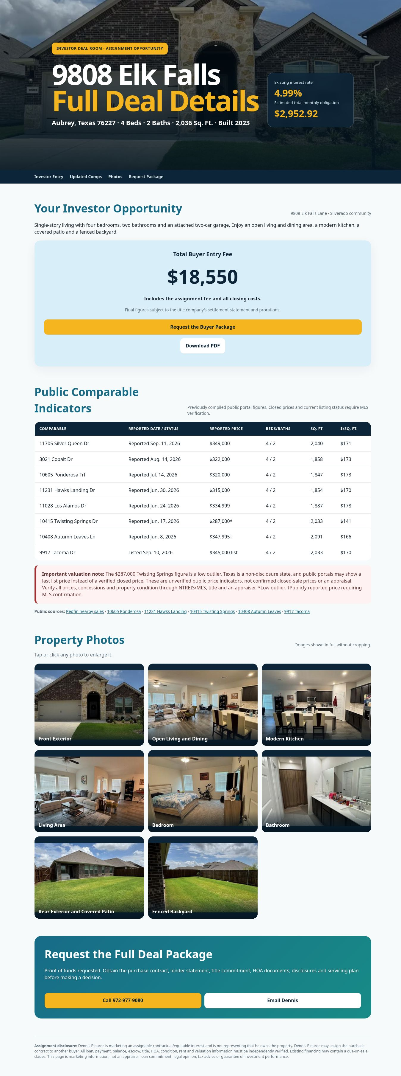 4-Bedroom Owner Finance Home in Krugerville, TX — Built 2023 in Krugerville, TX, owner financed with no credit check, photo 8 of 9